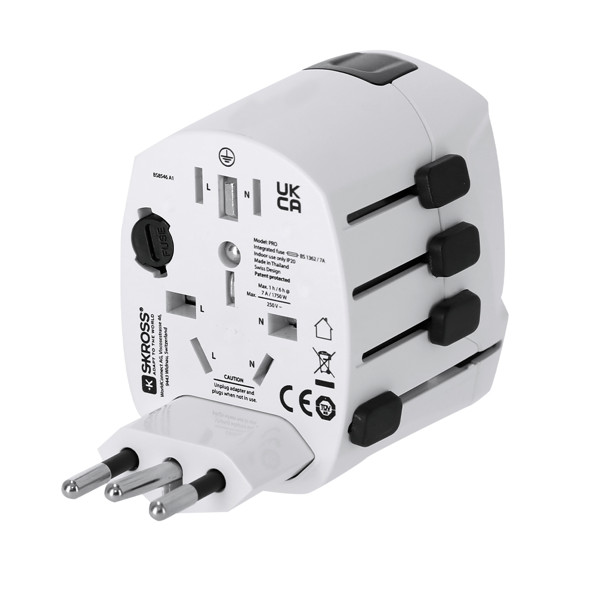 Universal Travel Adapter Skross PRO 3-POLE