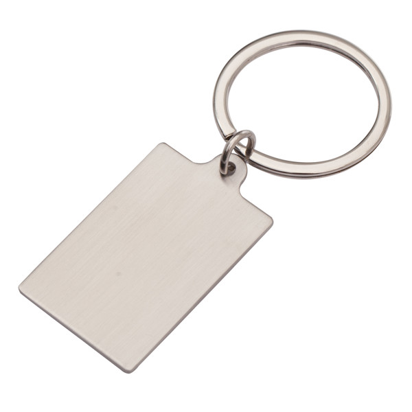 Visible metal keyring