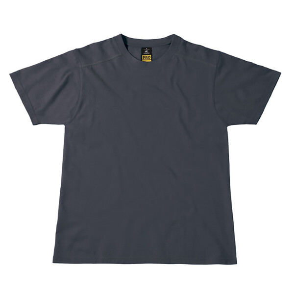 T-Shirt B&C Perfect Pro - 100% Algodão (Investindo Em Better Cotton) - Cinza Escuro / XL
