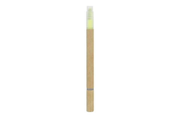 Papirhighlighterpen - Gul