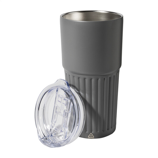 Mug thermos Streaky Tall - Gris Foncé