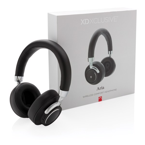 Aria Wireless Comfort Headphones - Black