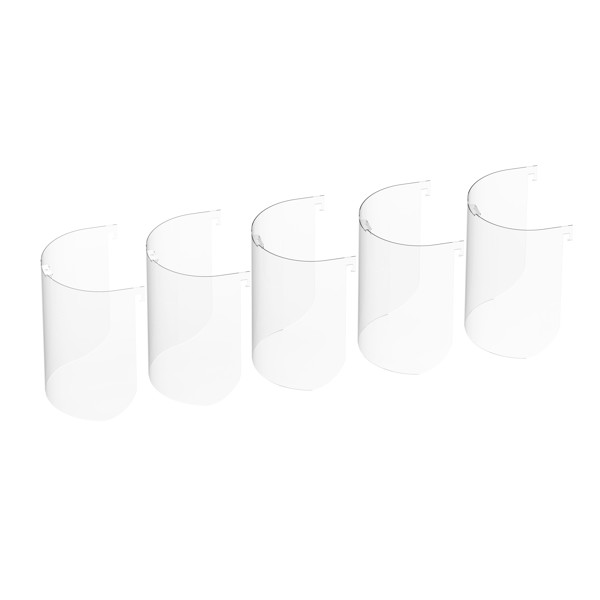 Ersatzvisiere Für Gesichtsschild/-Visier 5Er Set, Transp.