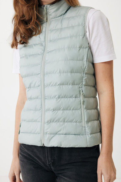 Iqoniq Meru ženski telovnik, recikliran poliester - Ice / 2XL