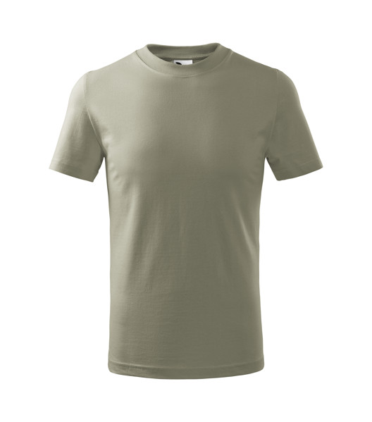 Tričko Dětské Malfini® Basic - Světlá Khaki / 122 cm/6 let