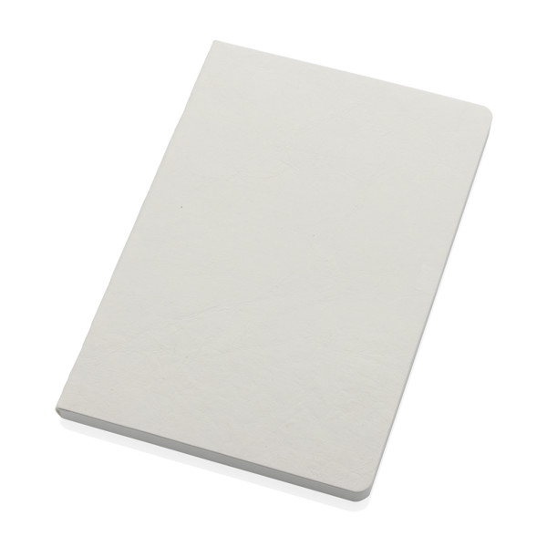 Salton A5 GRS certified recycled paper notebook - White