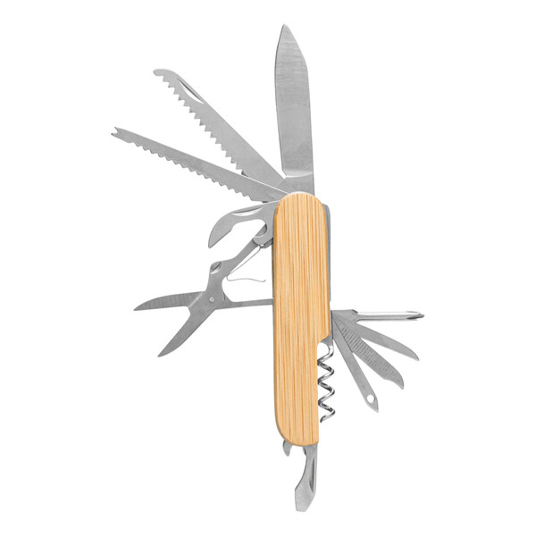 11-Piece Pocket Knife Bamboo Helper