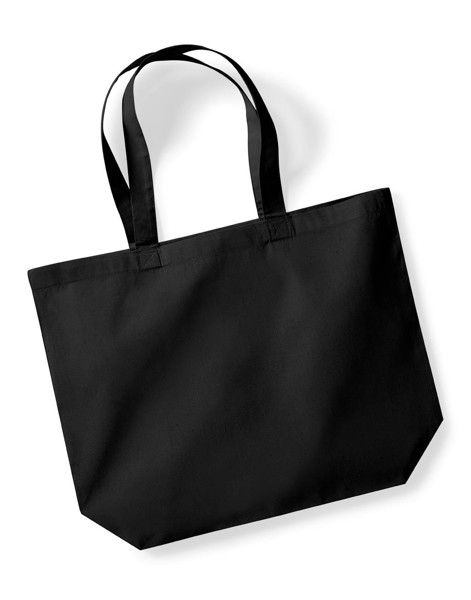Recycled Cotton Maxi Tote - Black / ONE SIZE
