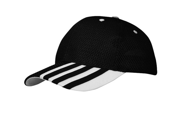 4109 - baseball cap - black/white