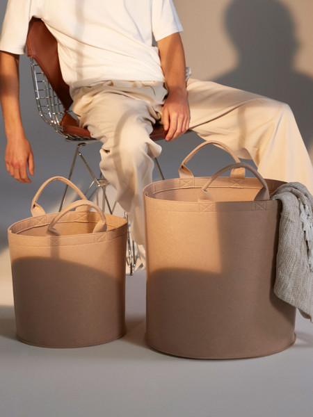 Felt Trug - Soft White