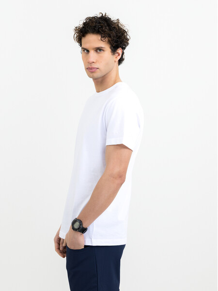 Printer heavy t-shirt RSX White XL