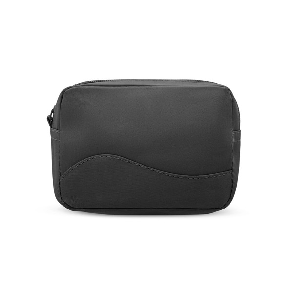 MARIE. Microfibre toiletry bag - Black