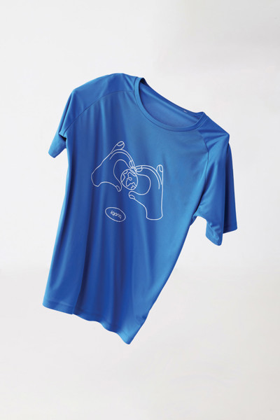 Iqoniq Tikal recycled polyester quick dry sport t-shirt - Royal Blue / M