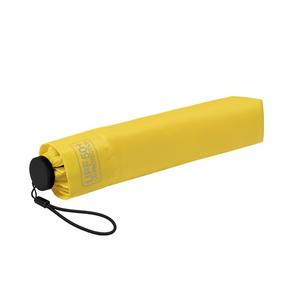 FALCONETTI - Parapluie dt pliant - Manuel - Impermable au vent -  91 cm - Jaune