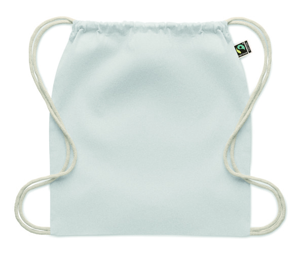 Drawstring bag Fairtrade 180gr Osole Draw Colour - White