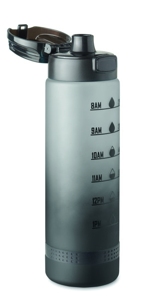 Sport-Trinkflasche RPET 1L Level - Weiß