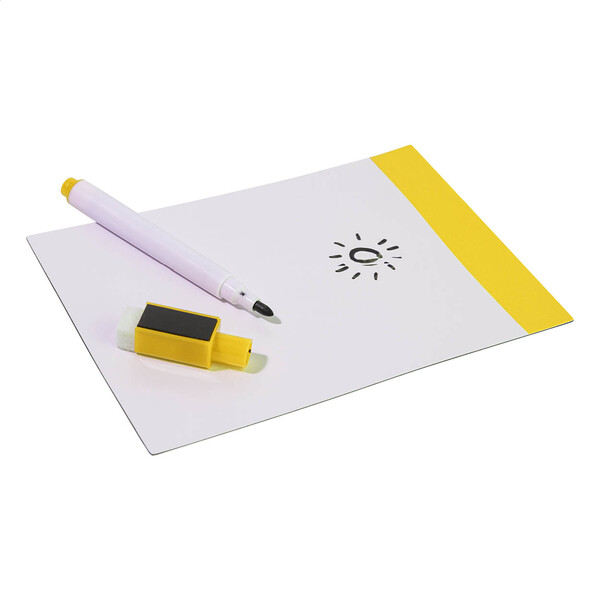 Mágneses Üzenőtábla Mafri - Yellow / White