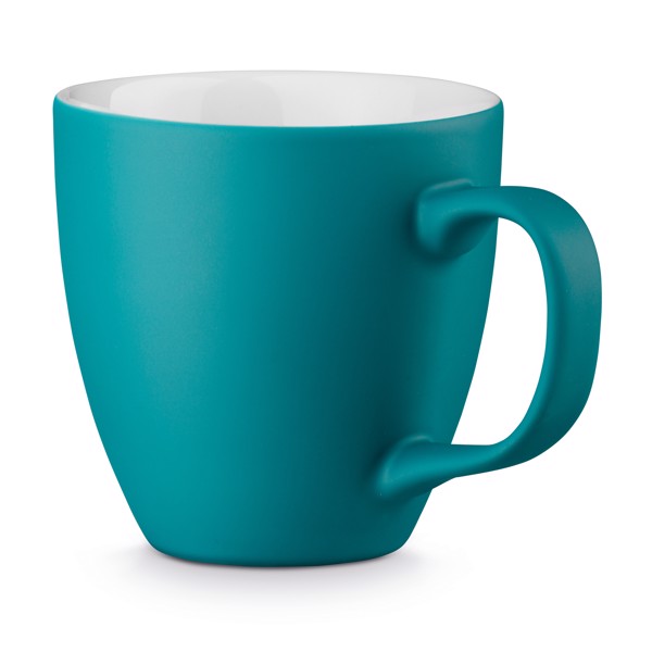 PANTHONY MAT. Porcelain mug 450 ml - Turquoise Blue