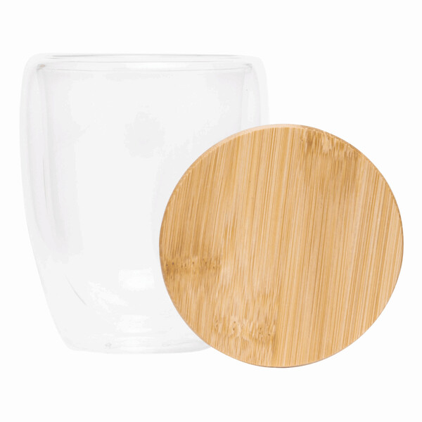Double-walled glass, capacity approx. 350 ml BAMBOO ART M