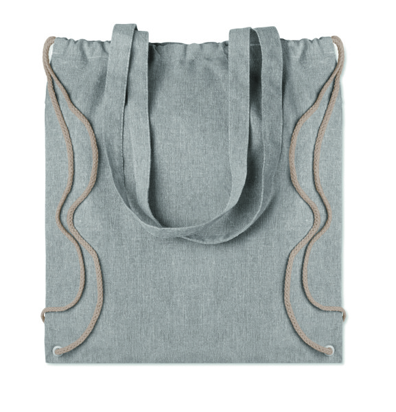Sacca in cotone riciclato Moira Duo - Grigio