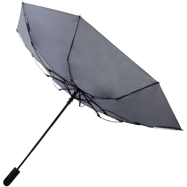Ombrello pieghevole Trav da 21,5" con chiusura/apertura automatica - Grigio