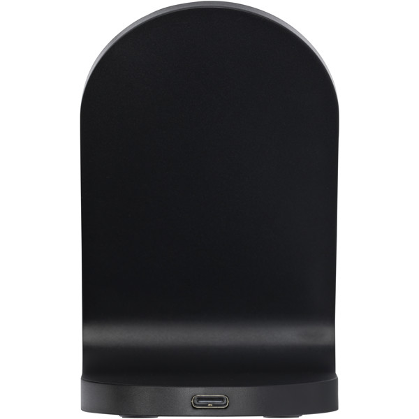 Socle de charge sans fil Loop de 15 W à double bobine en plastique recyclé certifié RCS