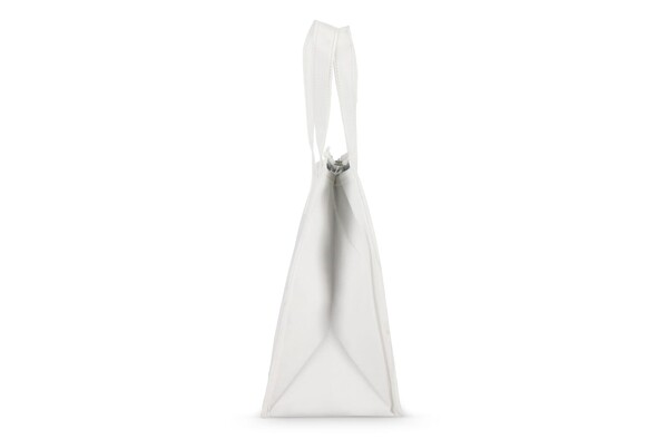 R-PET Sac isotherme non tissé 23x 15 x 27.5cm 75g/m² - Blanc