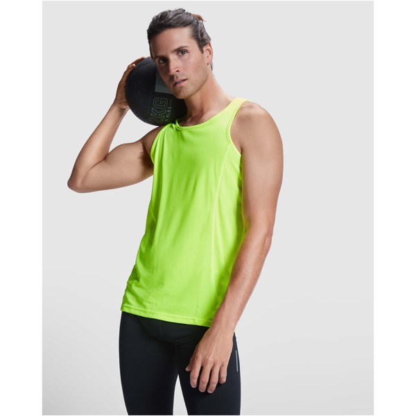 Canotta sportiva da bambino da 140 g/m² Andre - Arancione fluo / 7/8