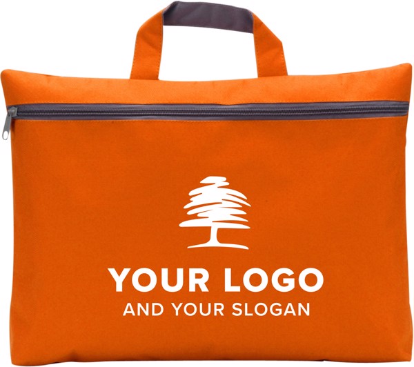 Polyester (600D) conference bag - Orange