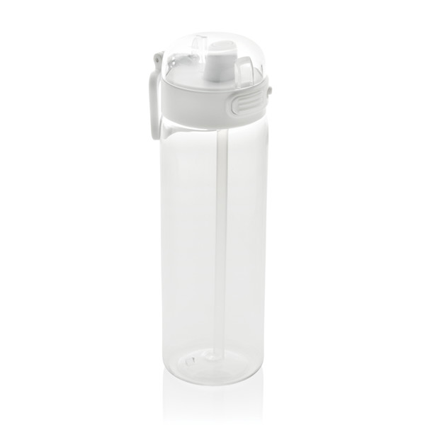 Sip'nLock RCS rPET auslaufsichere Sport-Trinkflasche 800ml - Weiß