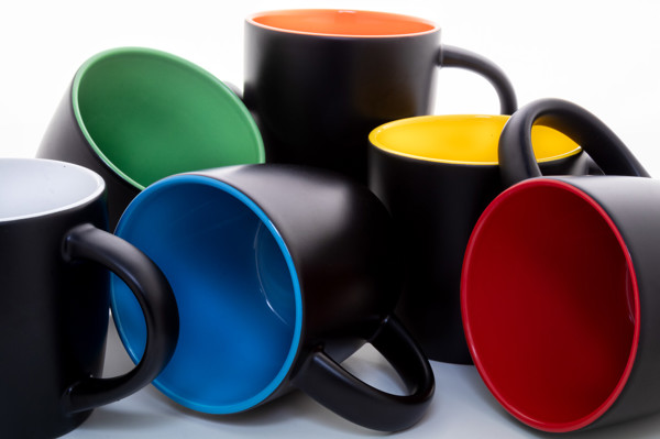 Mug Sculptus - White / Black