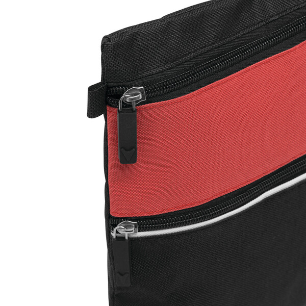 Document Bag File - Black / Red