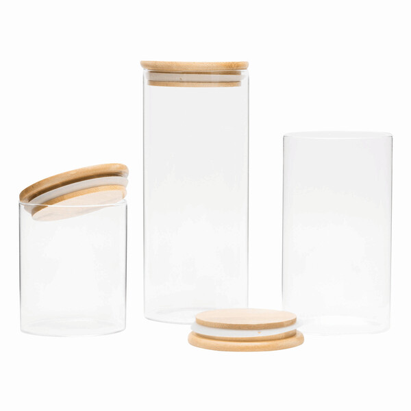 Sklenená nádoba Eco Storage, objem: približne 450 ml