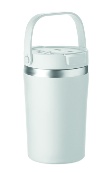 Double wall tumbler 350 ml Cozycup - White