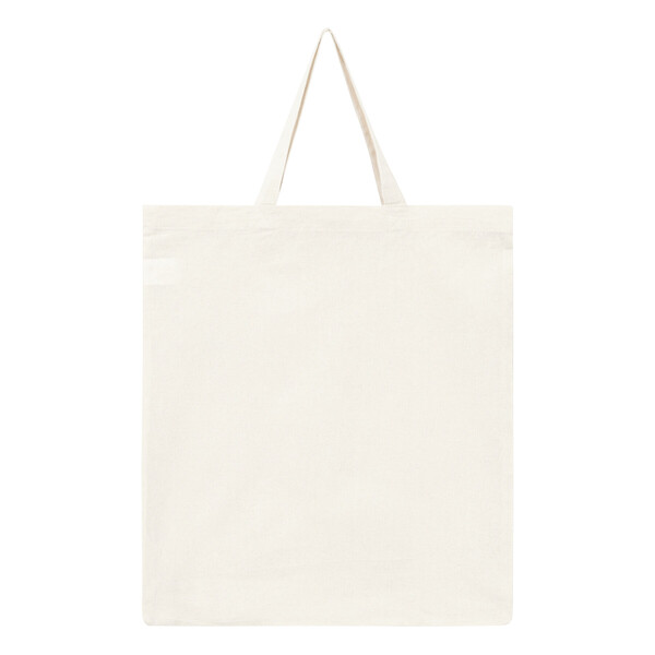 Cotton bag with short handles PURE