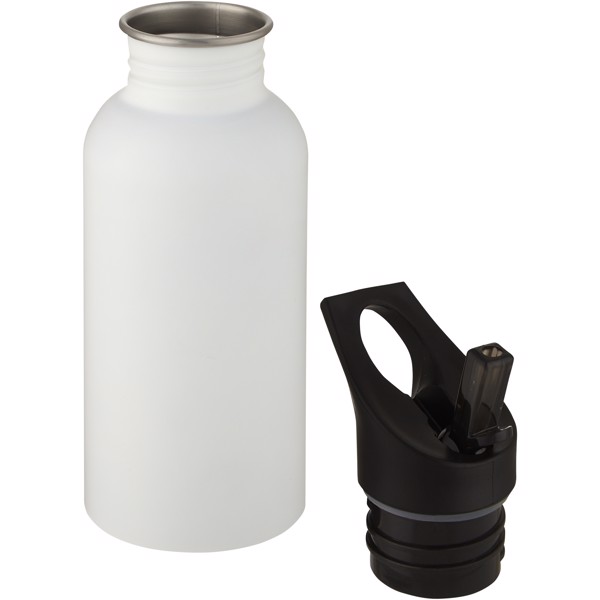 Garrafa desportiva de 500 ml de aço inoxidável "Lexi" - Branco