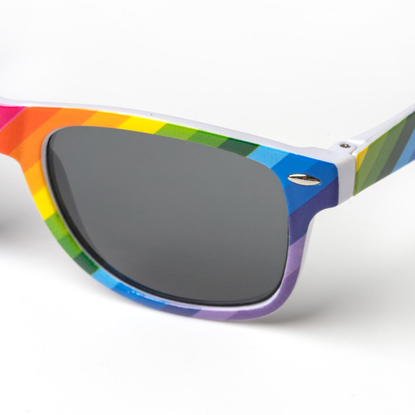 Promotional sunglasses UV400 protection multicolor frame