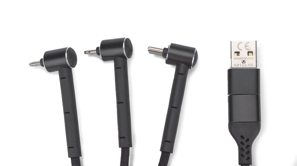Kabel USB 6 v 1 RICO - Črna