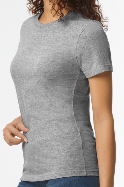 Softstyle™ Midweight Women's T-Shirt - Pitch Black / 3XL