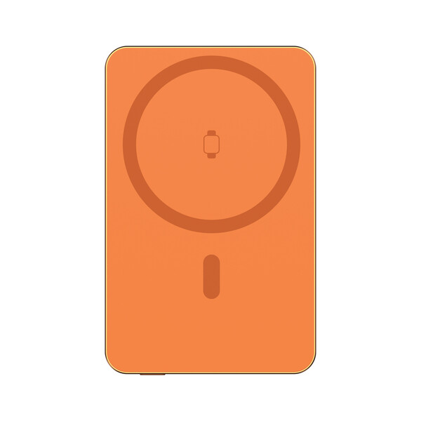 Bezdrátová magnetická powerbanka Urban Vitamin Marin 5000mAh - Oranžová