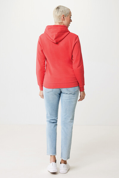 Mikina s kapucí Iqoniq Jasper z recykl. bavlny - Luscious Red / S