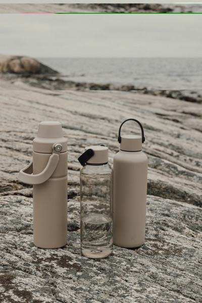 VINGA Fľaša Baltimore RCS RPET 550 ml - Greige