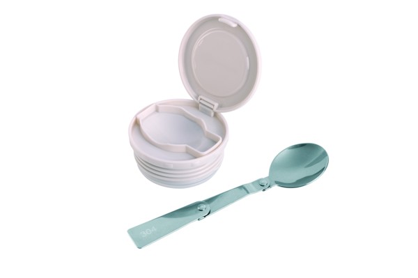 CIBUS Thermobecher mit Löffel für Lebensmittel