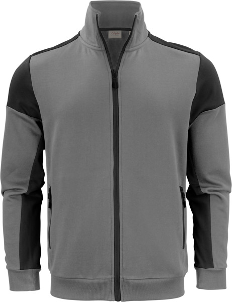 Men's Sweat Jacket Printer | Prime Sweater Full Zip Men - Anthracite / Black / 3XL