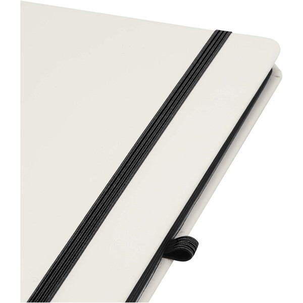 Spectrum A5 hard cover notebook with coloured edge - Black