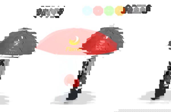 Phone Umbrella with Suction Holder - Black