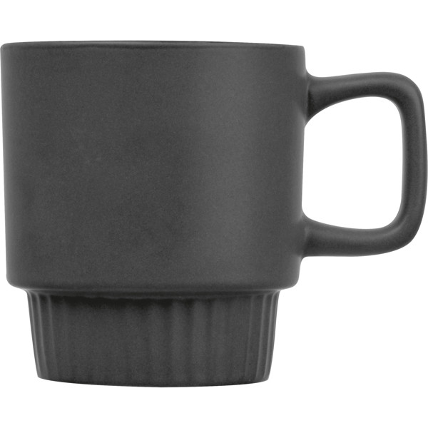AURELIA Matný keramický hrnček, 300 ml - Black