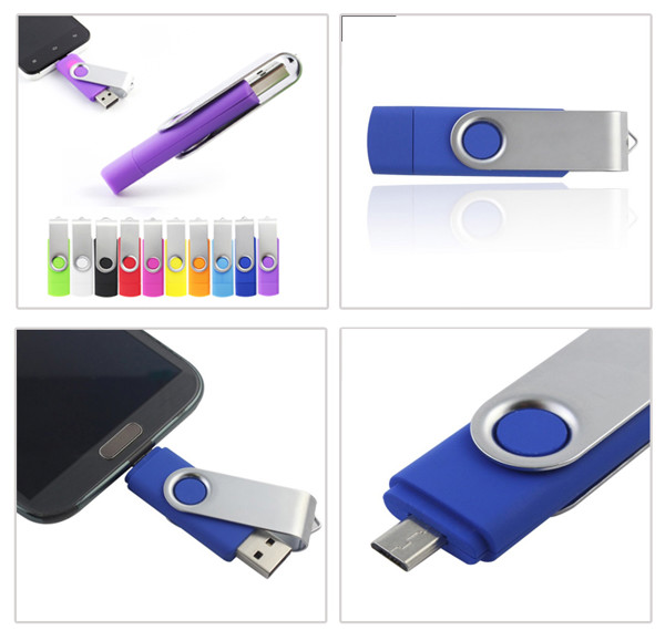 USB Flash drive OTG01 - WHITE_1GB