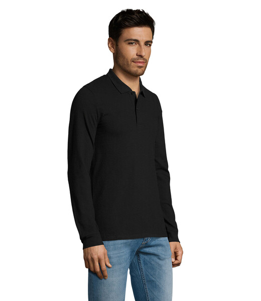 PERFECT MEN LSL POLO 180g Perfect Lsl Men - Preto4XL