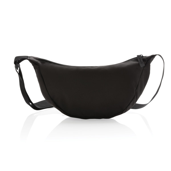 Sac banane en bandoulière en rPET AWARE™ Crescent - Noir